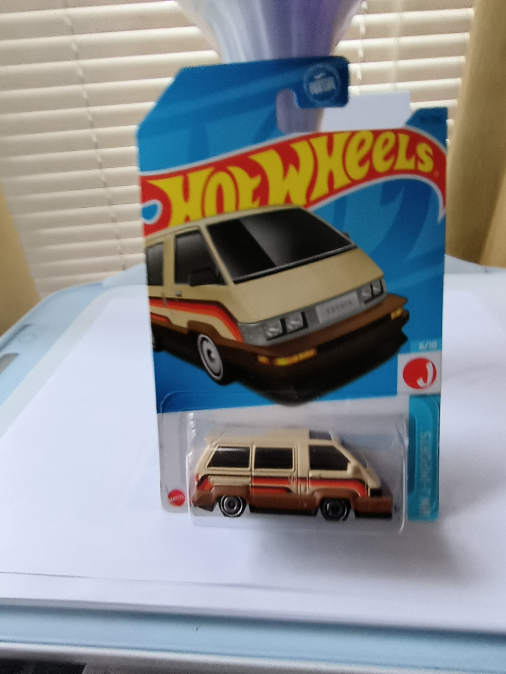 Hot Wheels 1986 Toyota Beige and Brown Van Toy - Kids Toys